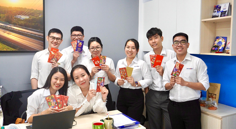 Headway JSC Welcome Spring Joyfully At The Beginning Of The Year Of The Dragon 2024