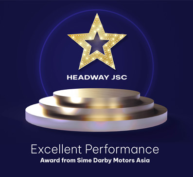 “Excellent performance” Award from Sime Darby Motors Asia.