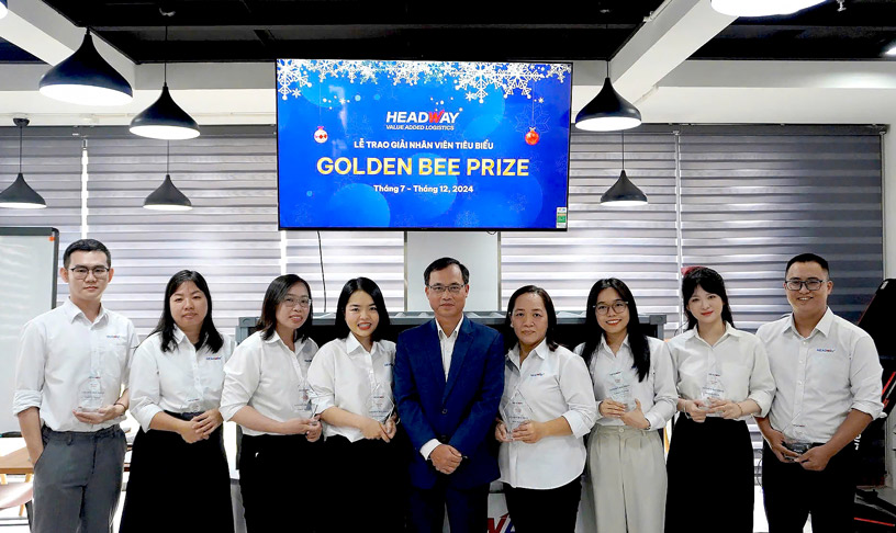 Headway JSC Honors Outstanding "Golden Bee Prize" Warriors In The Last 6 Months Of 2024