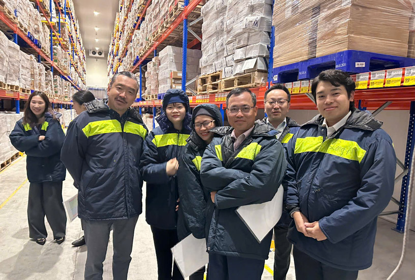 Headway JSC And Sankyo Japan Surveyed Partner NLVJLA's Cold Storage In Person - Promoting Strategic Cooperation In Cold Supply Chain