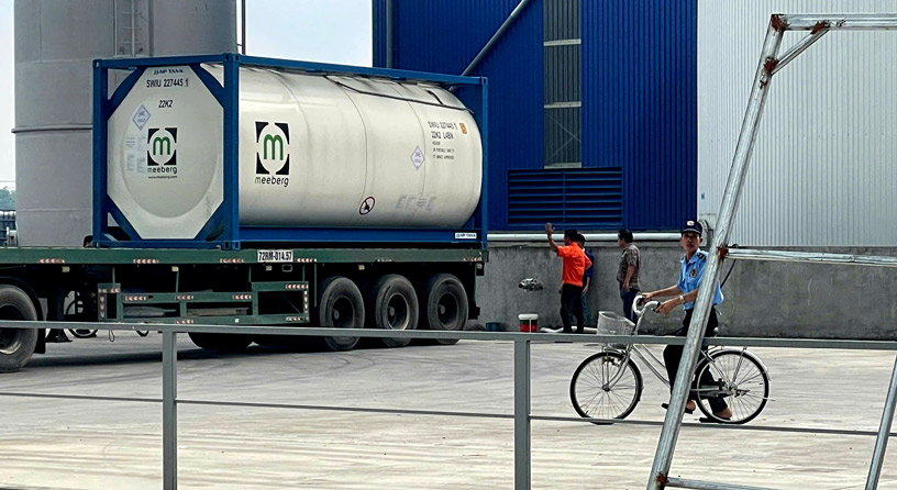 Headway JSC Successfully Transported 04 Chemical Tank Containers For An Industrial Project